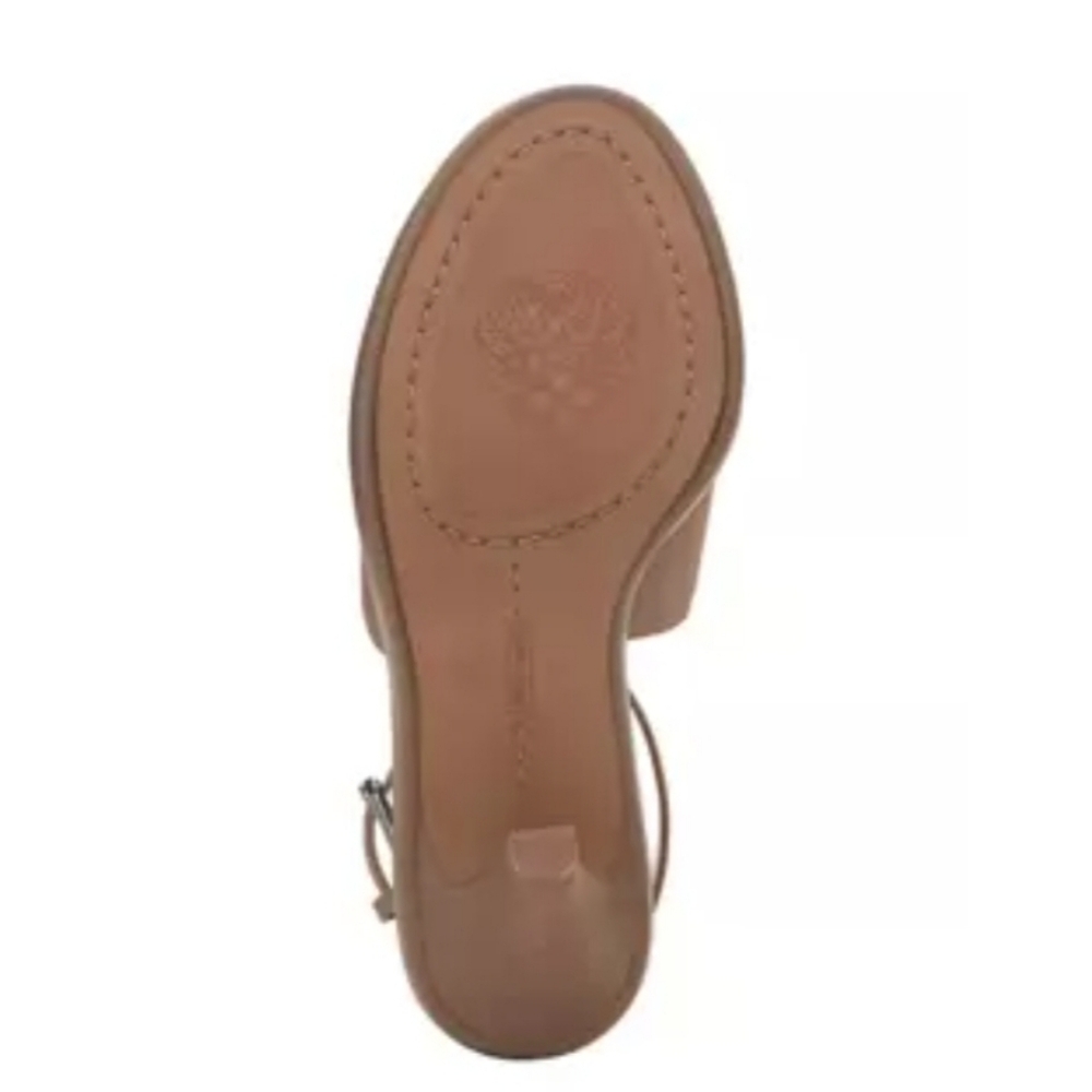 ✨️🤎 Vince camuto frasper leather heel sandals size 8.5 ✨️🤎 - Picture 4 of 4